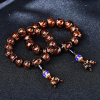 KarmaRipple's Tibetan Dragon Vein Agate Balancing Bracelet
