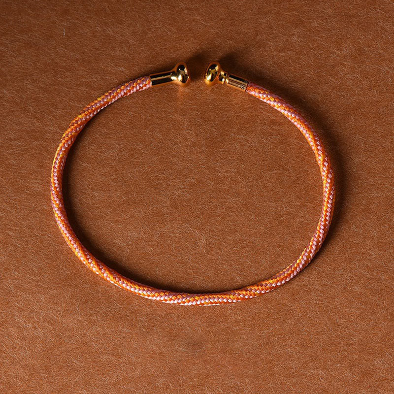 KarmaRipple's Simple Design Handmade Fortune Braid String Cuff Bracelet p10