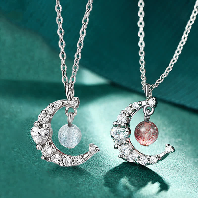 KarmaRipple's Strawberry Quartz Blue Gemstone Love Balancing Pendant p3