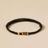 Black(Wrist Circumference 14-17.5cm) / Golden Bead