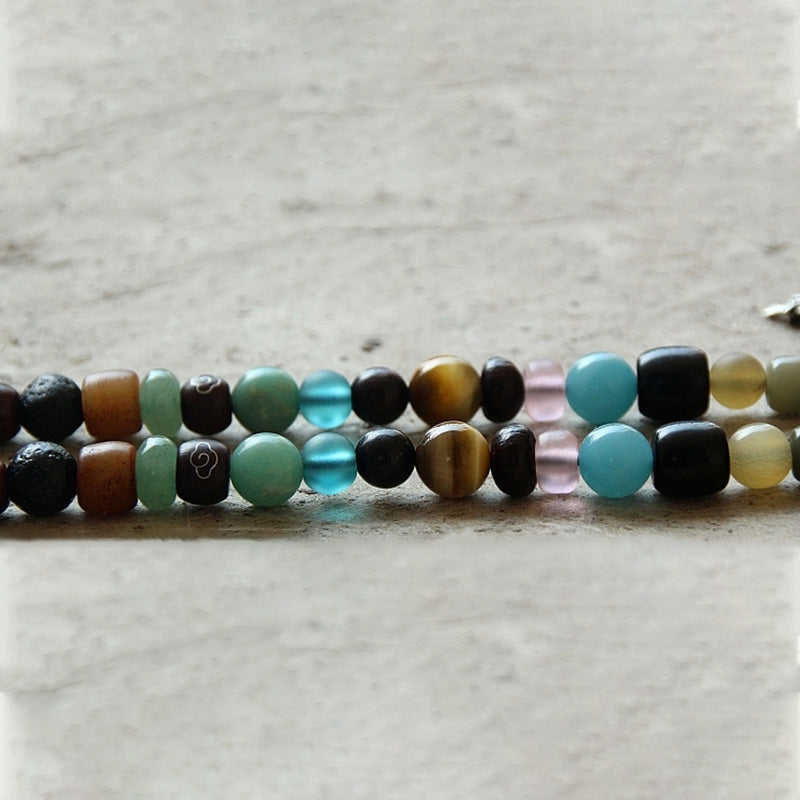 KarmaRipple's Tibet 108 Mala Beadwork Nine Palaces Bagua Bodhi Seed Yak Bone Vajra Balance Bracelet p19
