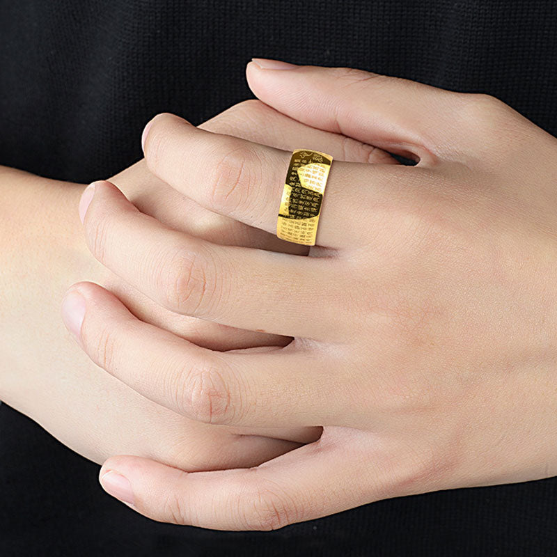 KarmaRipple's FengShui Buddhism Ancient Heart Sutra Fortunate Ring p4
