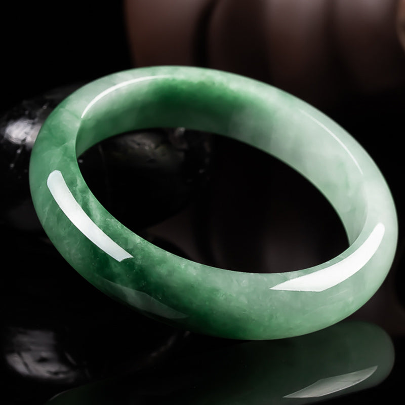 KarmaRipple's Authentic Jade Fortune Blessing Bangle Bracelet p7