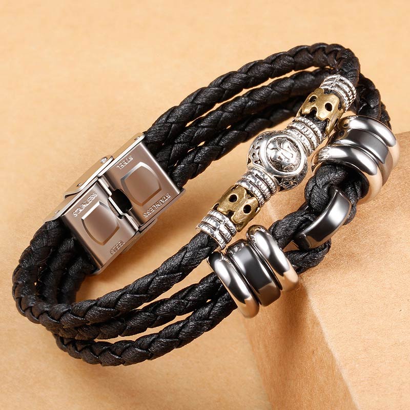 KarmaRipple's 12 Constellations of the Zodiac Hematite Protection Bracelet p14
