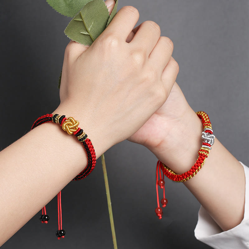 KarmaRipple's Colorful Rope True Love Weave Fortune Handmade Bracelet p18