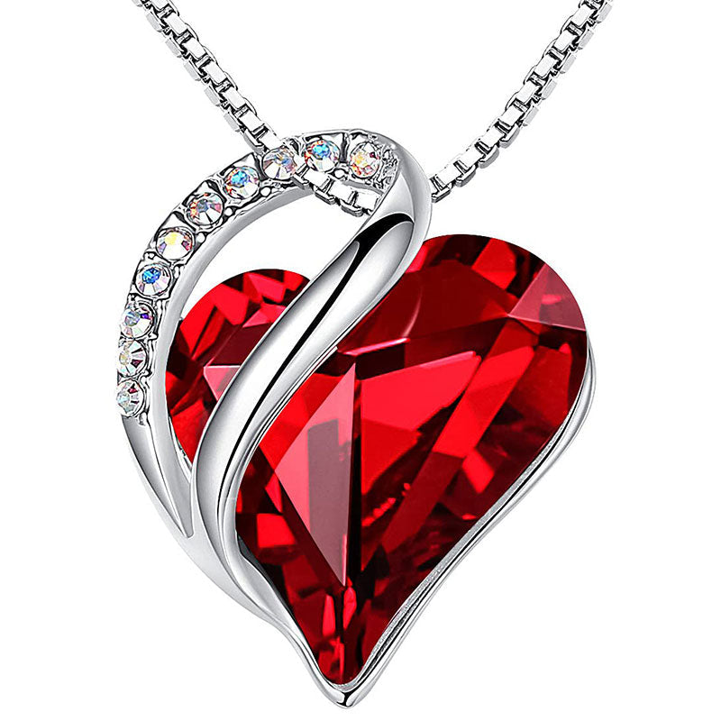 KarmaRipple's Buddhastoneshop Love Heart Birthstone Balancing Energy Pendant Necklace ( p1