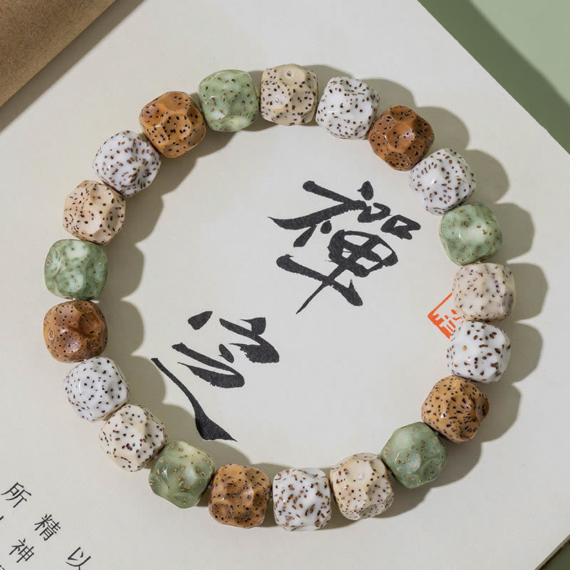 KarmaRipple's Authentic Colorful Bodhi Seed Auspiciousness Wealth Bracelet p4