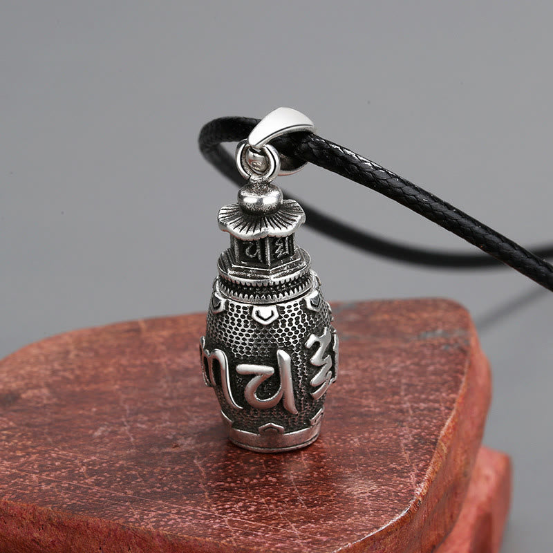 KarmaRipple's Om Mani Padme Hum Bronze Creativity Pendant Necklace p3