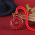 Red Rope / One's Luck Improves Design Bead / Low Content Cinnabar
