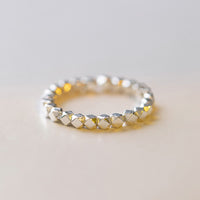 Bague de bénédiction en argent sterling 925 avec perles de KarmaRipple