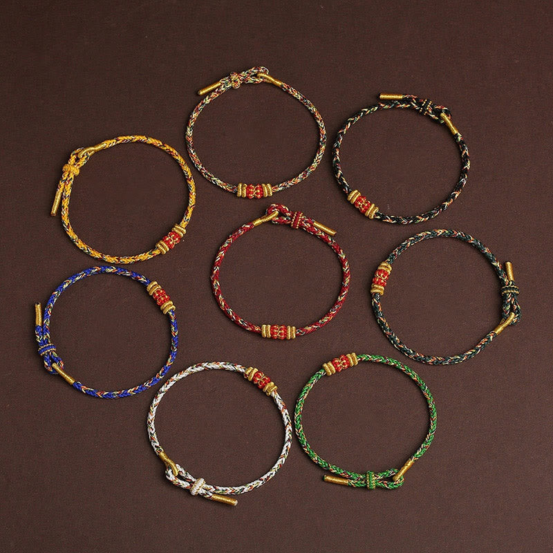 KarmaRipple's Handmade Colorful Rope King Kong Weave Woven Fortune Bracelet p20