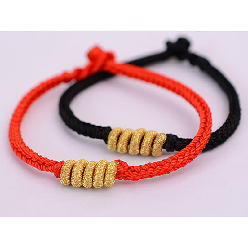 KarmaRipple's Handmade Simple Design Chinese Knotting Fortune Strength Braid String Bracelet p14