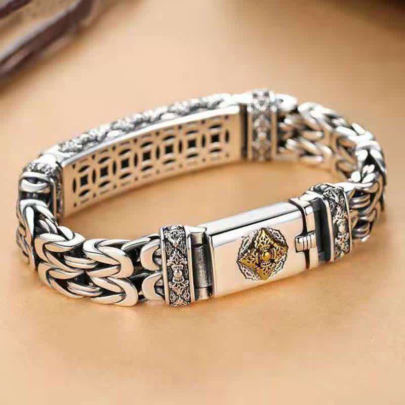 KarmaRipple's Vajra Dorje Twisted Woven Pattern Bronze Balance Bracelet p6
