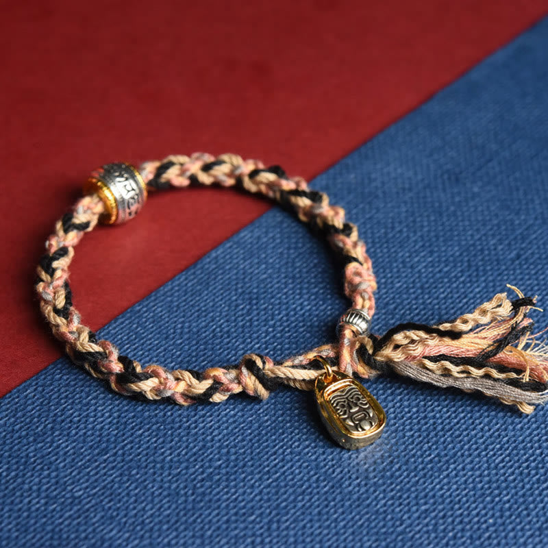 KarmaRipple's Zakiram Goddess of Wealth Om Mani Padme Hum Peace Handmade Bracelet p14