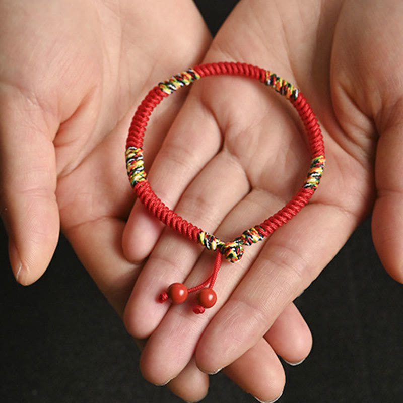 KarmaRipple's Five Colors King Kong Weave String Protection Fortune Bracelet p7