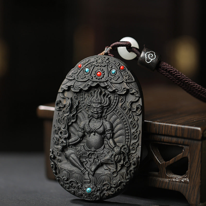 KarmaRipple's Chinese Zodiac Natal Buddha Agarwood Om Mani Padme Hum Lotus Peace Pendant Necklace p17