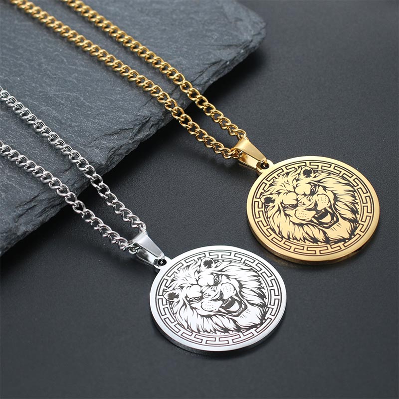 KarmaRipple's Animal Titanium Steel Chain Pendant Protection Necklace p13