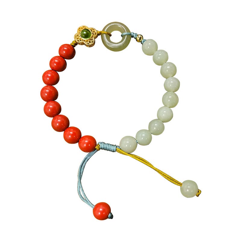 KarmaRipple's Authentic Cinnabar Jade Blessing Bracelet p6
