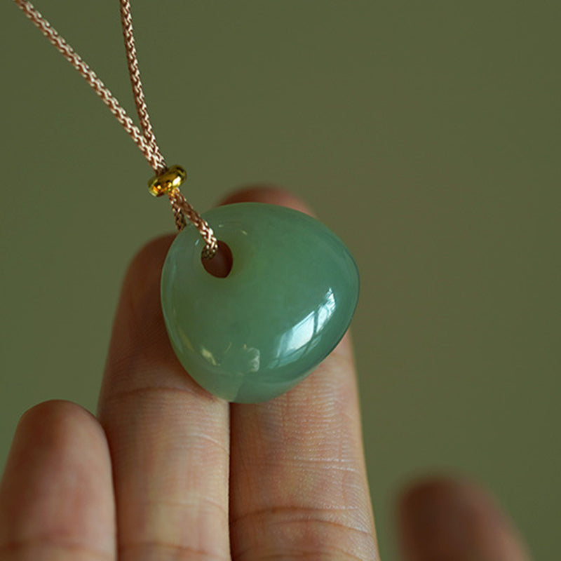KarmaRipple's Authentic Jade Fortune Prosperity Pendant Necklace (Random Color) p5