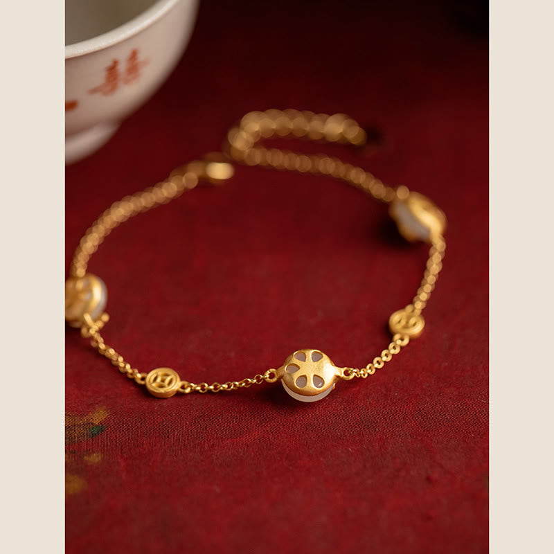 KarmaRipple's Auspicious Clouds Jade Pattern Fortune Bracelet p6
