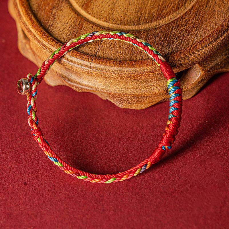 KarmaRipple's Handmade Five Color Thread Protection Bracelet p2