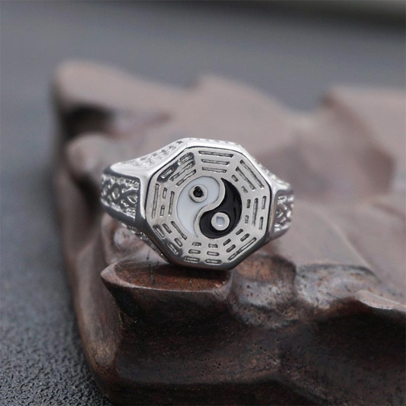 KarmaRipple's Yin Yang Symbol Bronze Fortune Ring p5