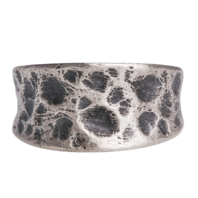 KarmaRipple's 925 Sterling Silver Bump Texture Design Protection Ring p6