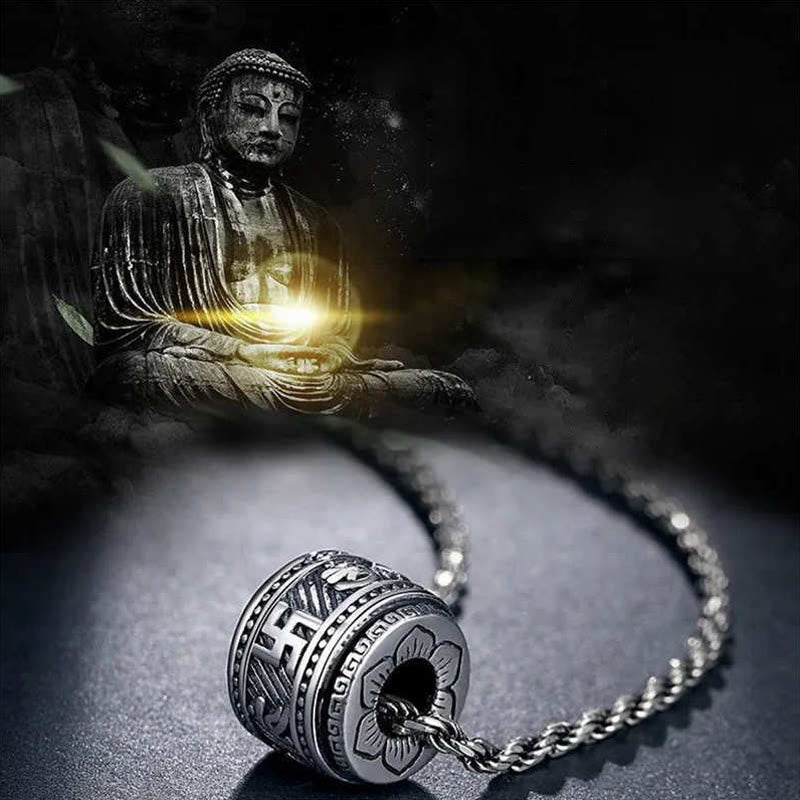 KarmaRipple's Tibet Om Mani Padme Hum Protection Pendant Necklace p5