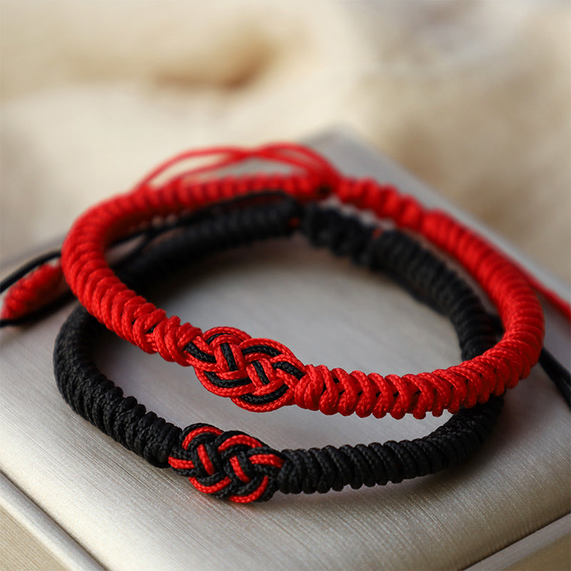 KarmaRipple's 2Pcs Tibetan Fortune Chinese Weave Protection String Bracelet p33