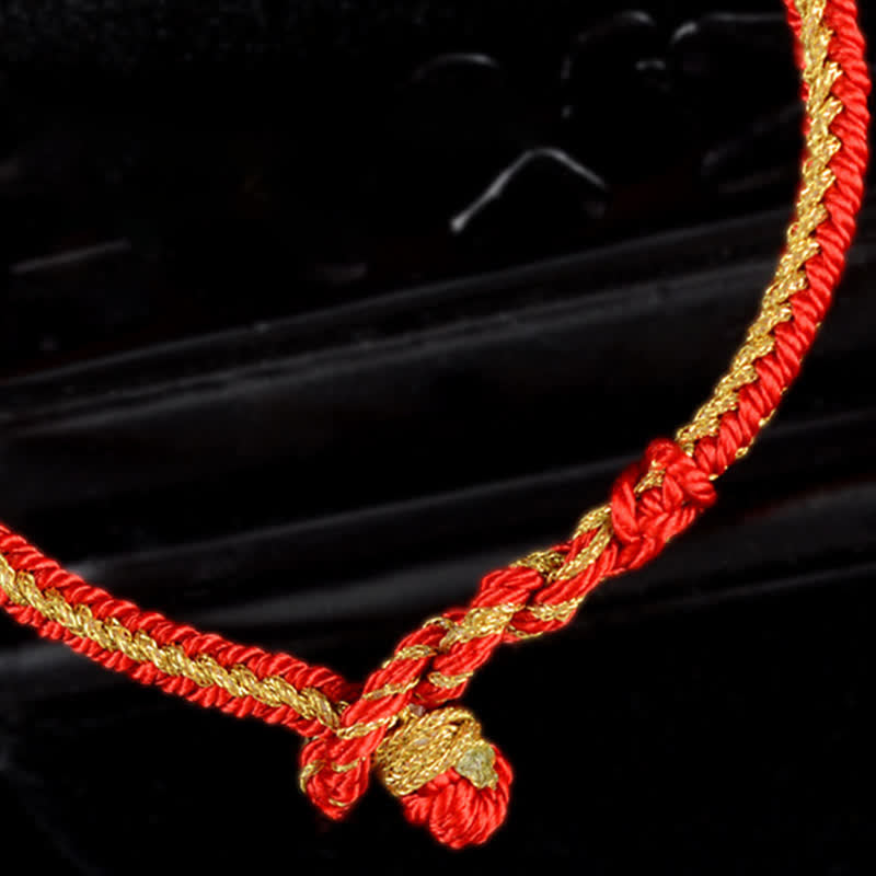 KarmaRipple's 925 Sterling Silver Om Mani Padme Hum Prayer Wheel Fortune Strength Red String Bracelet p8