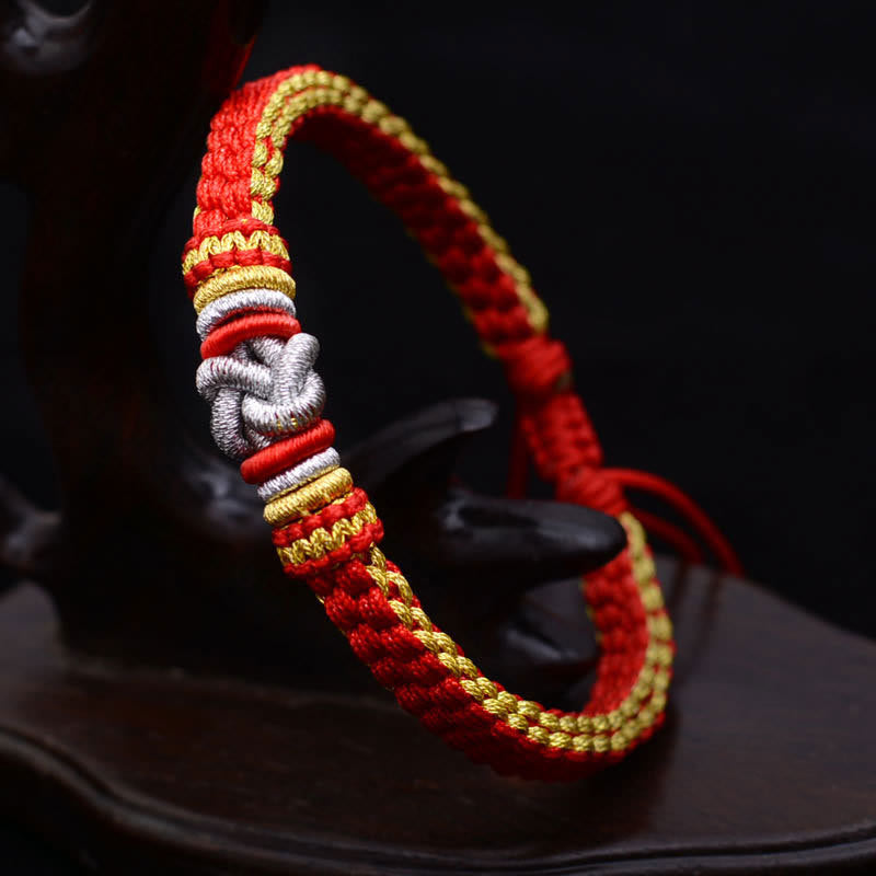 KarmaRipple's Colorful Rope True Love Weave Fortune Handmade Bracelet p9