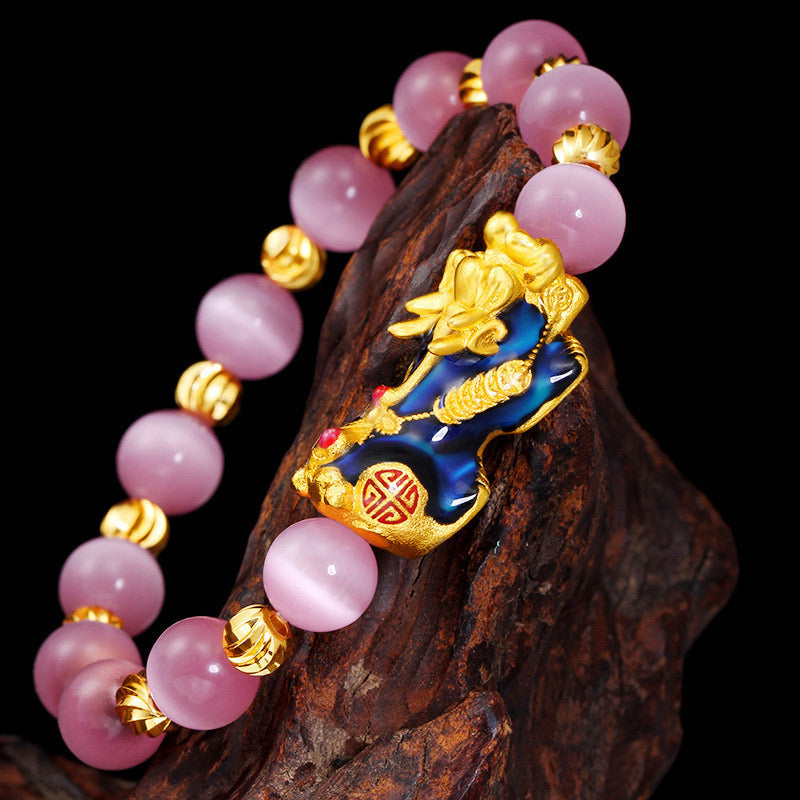 KarmaRipple's Pixiu Cat Eye Fortunate Bracelet p2