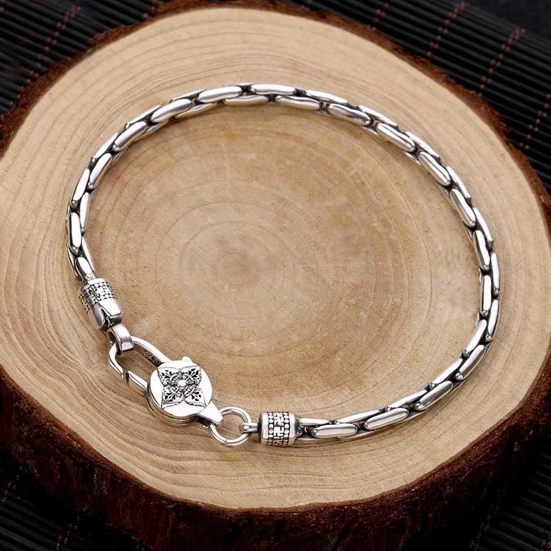 KarmaRipple's Tibetan Double Dorje Om Mani Padme Hum Buddha Swastika Vajra Strength Bracelet p16