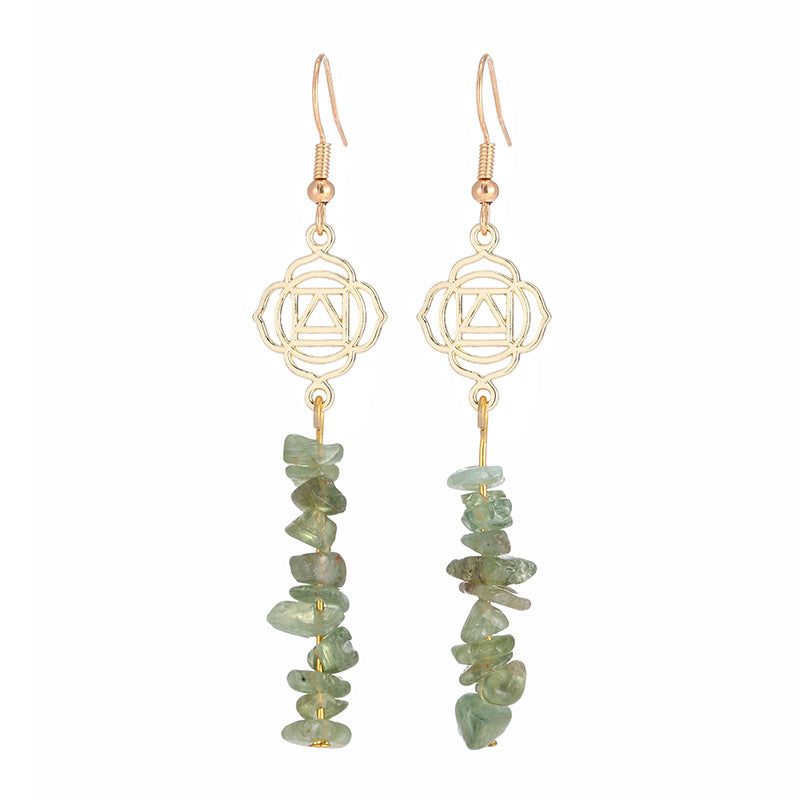 KarmaRipple's Balancing Crystals Zen Cairn Confidence Earrings ( p37