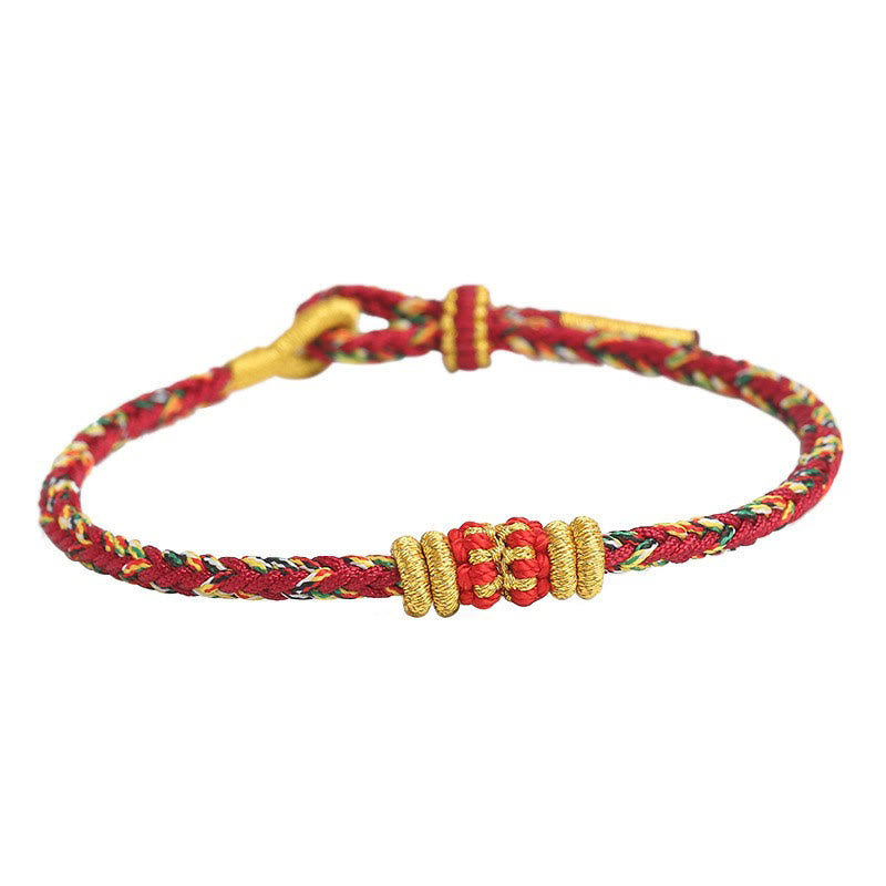 KarmaRipple's Handmade Colorful Rope King Kong Weave Woven Fortune Bracelet p19