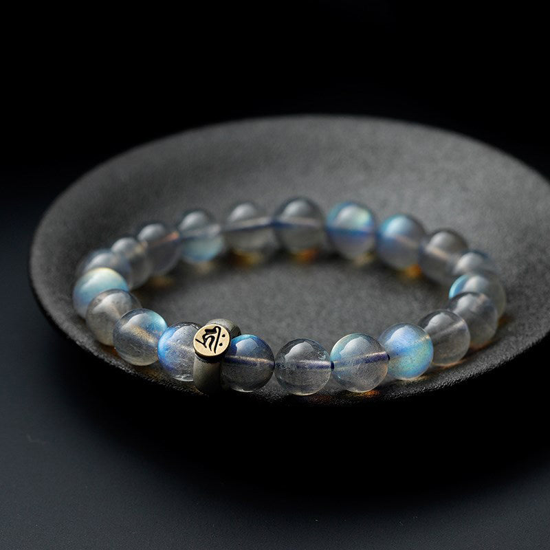KarmaRipple's 12 Chinese Zodiac Moonstone Calm Love Bracelet p17