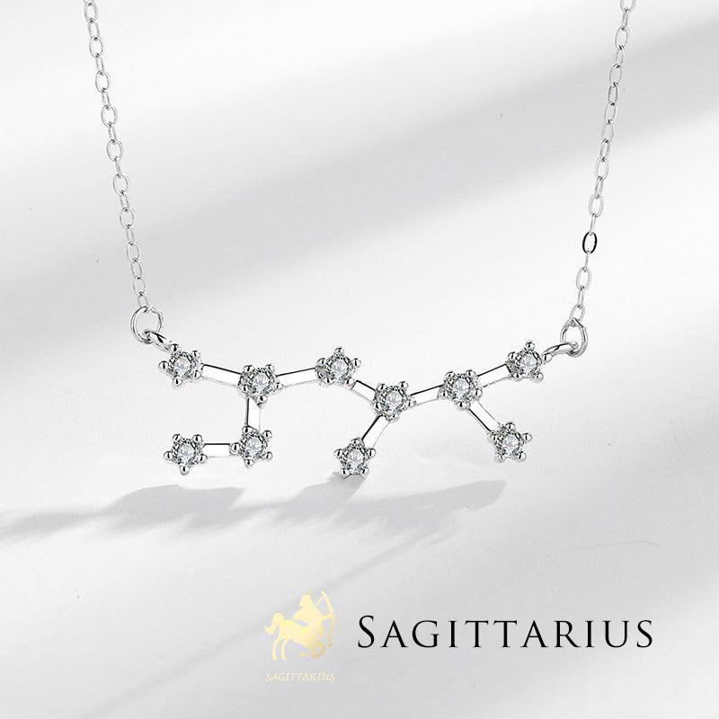 KarmaRipple's 925 Sterling Silver 12 Constellations of the Zodiac Astrology Blessing Pendant Necklace p39