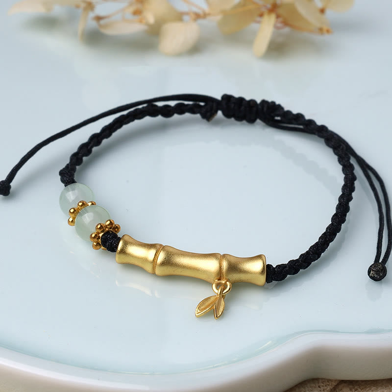 KarmaRipple's Bamboo Design Fortune Strength Woven Bracelet p9