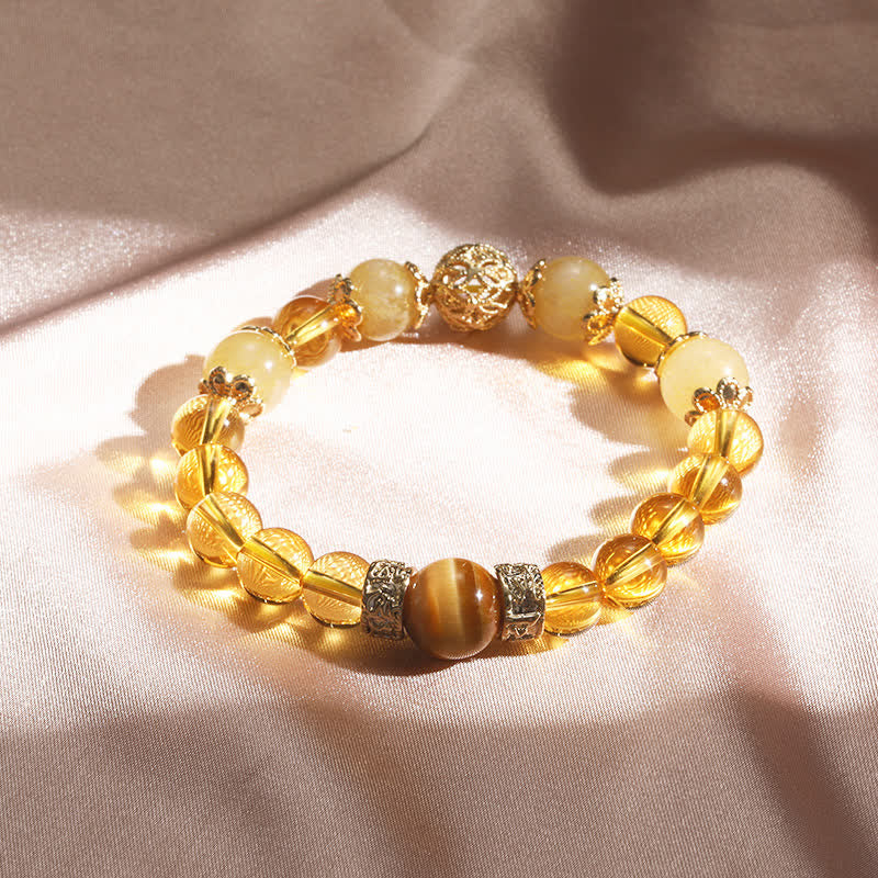 KarmaRipple's Citrine Generosity Prosperity Beaded Bracelet p5