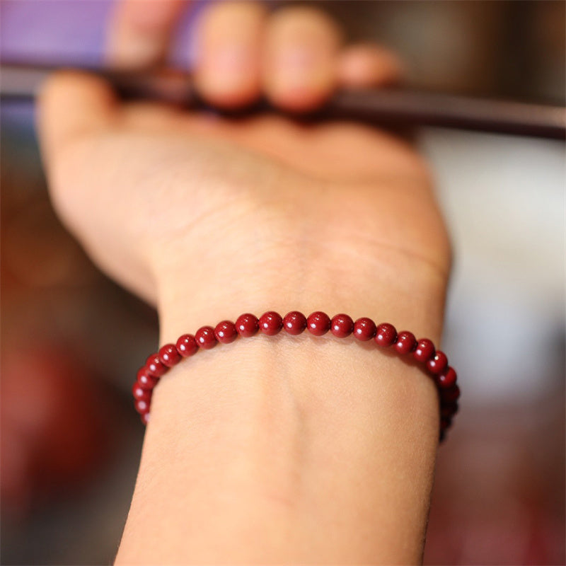 KarmaRipple's Authentic Cinnabar Blessing Red String Woven Bracelet Anklet p4