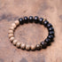 Bodhi Seed&Round Ebony Wood / 18cm