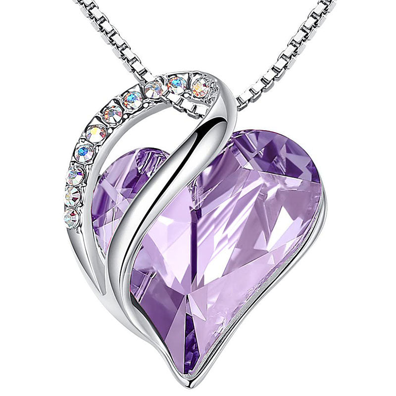 KarmaRipple's Buddhastoneshop Love Heart Birthstone Balancing Energy Pendant Necklace ( p16
