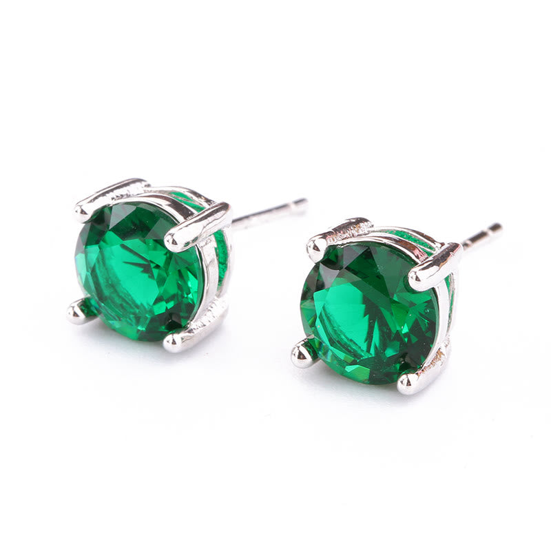 KarmaRipple's Authentic Various Gemstone Amethyst Love Earrings p5