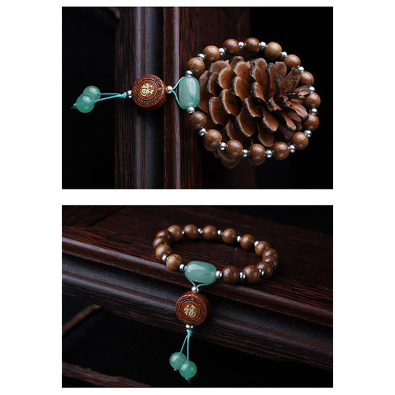 KarmaRipple's Abelia Biflora Wood Happiness Protection Bracelet p8