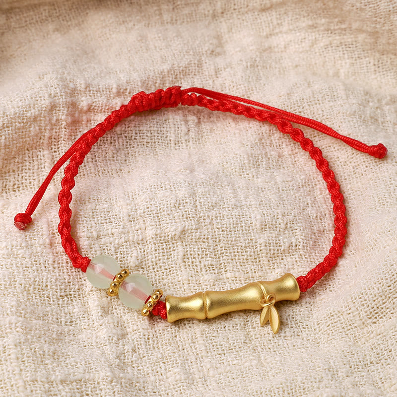 KarmaRipple's Bamboo Design Fortune Strength Woven Bracelet p4
