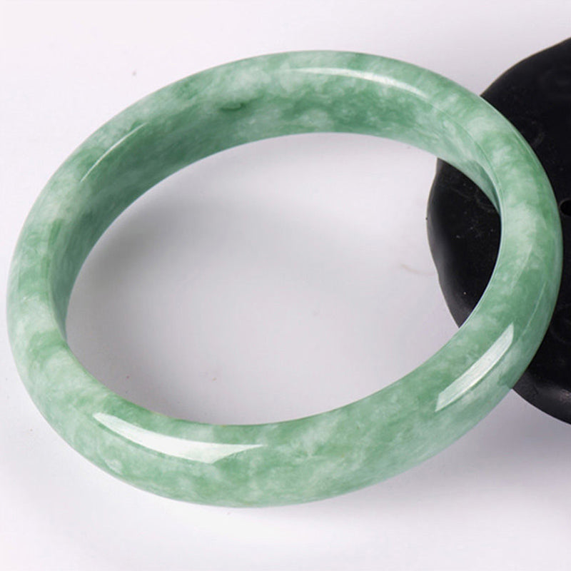 KarmaRipple's Authentic Jade Prosperity Bangle Bracelet p2
