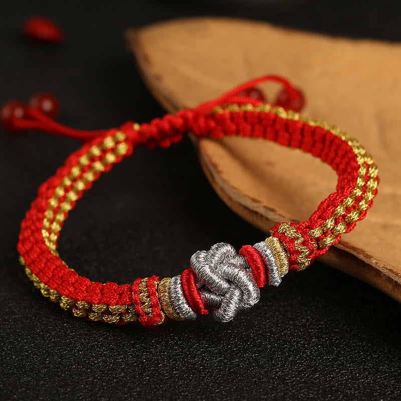 KarmaRipple's Colorful Rope True Love Weave Fortune Handmade Bracelet p2