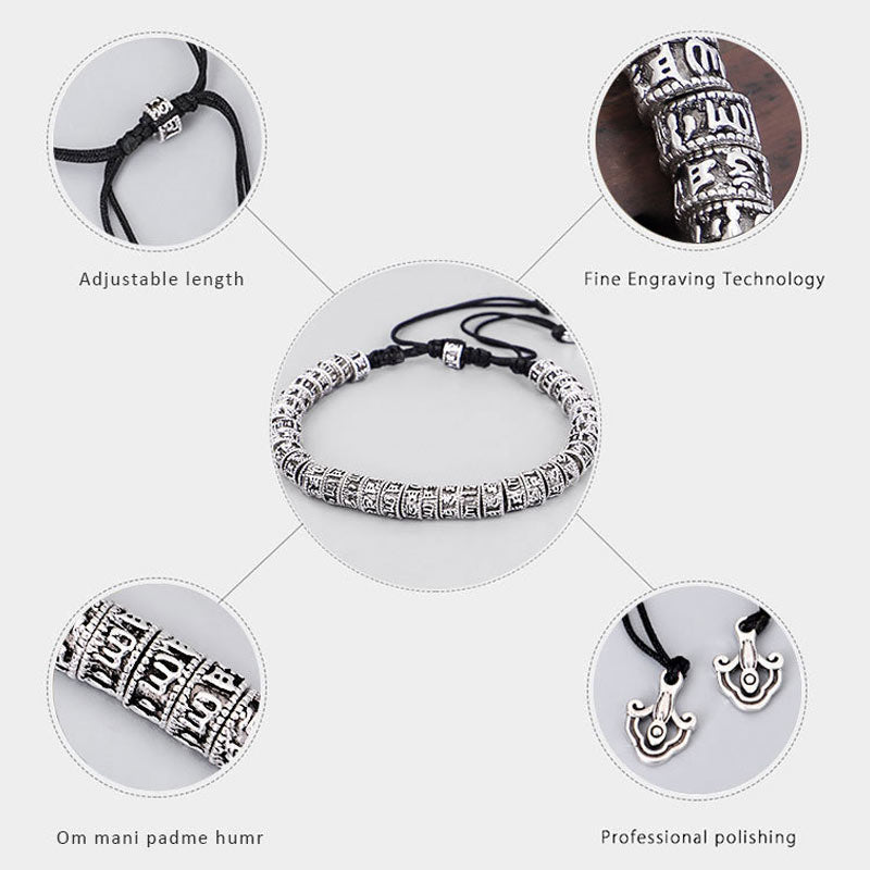 KarmaRipple's Handmade Tibetan Mantra Purity Bracelet p6