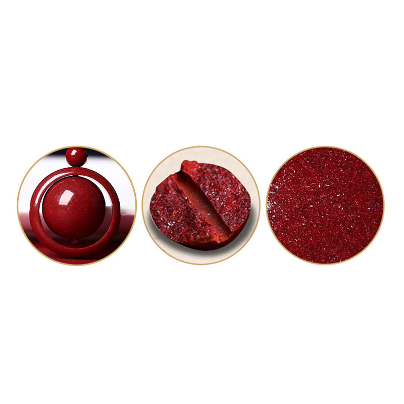 KarmaRipple's Cinnabar Om Mani Padme Hum PiXiu Blessing Fortunate Bead Pendant Necklace p26