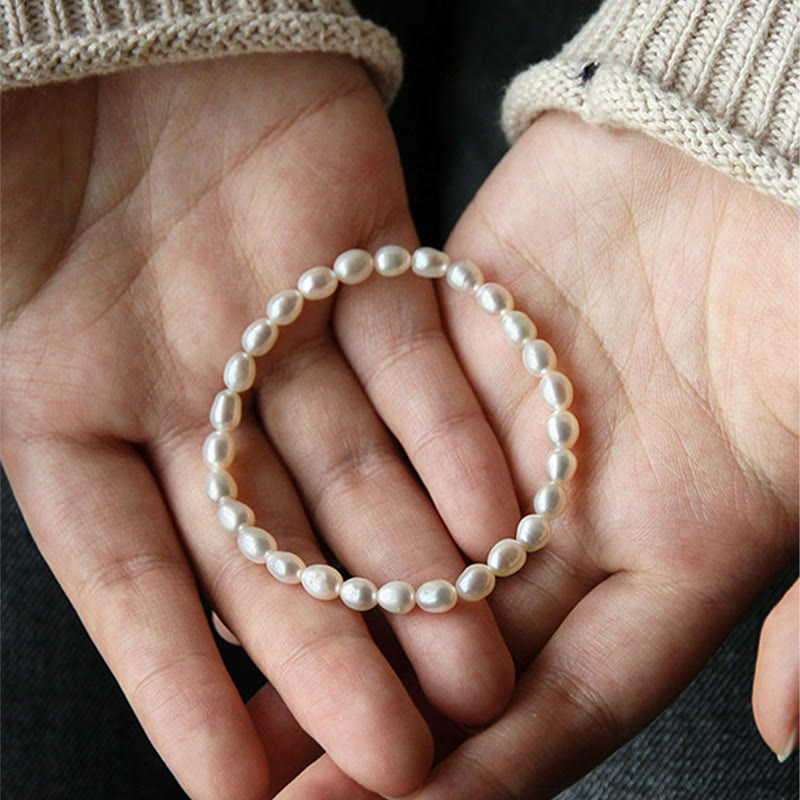 KarmaRipple's Authentic Pearl Balancing Beaded Bracelet p14